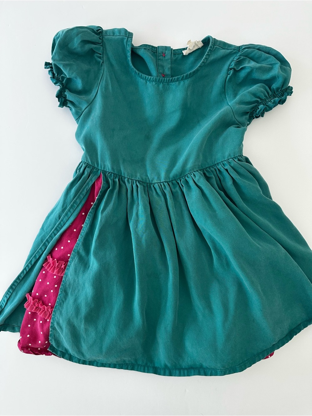 Finding Foxtale Season's Greetings Dress With Polka Dot Underlayer, 5T